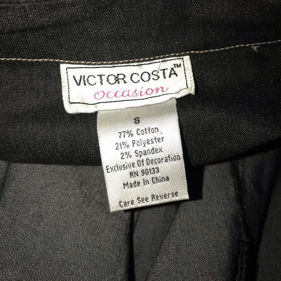 Victor Costa Embroidered Denim Jacket - Picture 10 of 13